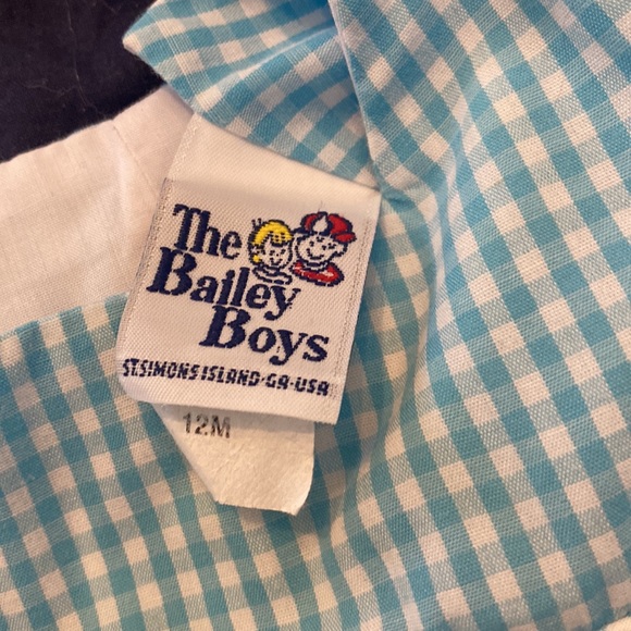 Bailey Boys Smocked Golf John John - Picture 3 of 3